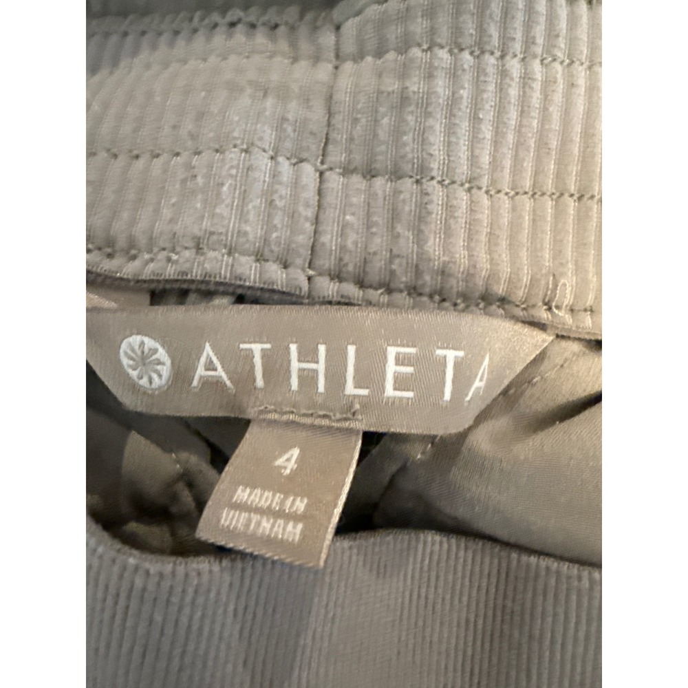 Athleta Trekkie Ankle Pants Women 4 Gray Ripstop Hiking Outdoor 291743 - Picture 5 of 8
